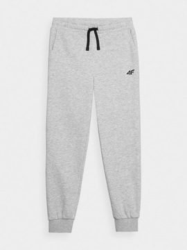 СПОРТИВНЫЕ БРЮКИ ДЛЯ МАЛЬЧИКОВ 4F — СЕРЫЕ, размер 152