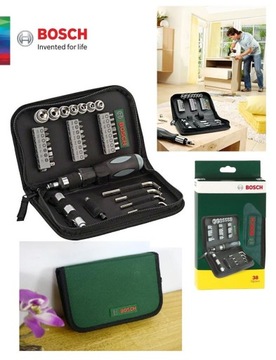 НАБОР ИЗ 38 НАСАДОК И НАСАДОК BOSCH X-LINE + МЕРА 5М