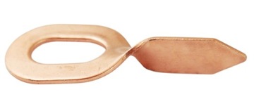 НАСОНКИ витые для сварочного аппарата SPOTTER, изогнутые, 100 шт, биты 1,5мм МЕДНЕННЫЕ