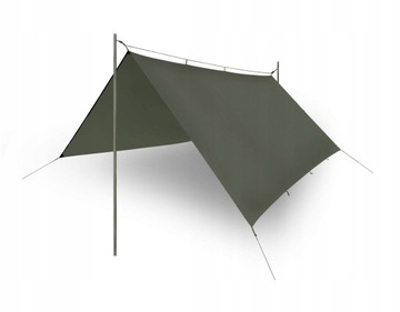 Płachta biwakowa Helikon Super_tarp olive 3x3m