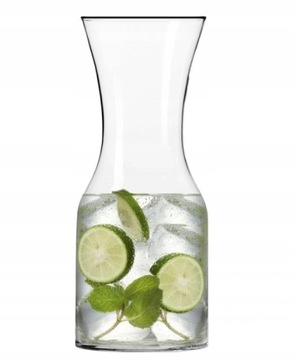 Графин стеклянный КРОСНО 900мл для ВОДЫ ВИНА СОК ЧИСТОЕ КРИСТАЛЛИЧЕСКОЕ СТЕКЛО