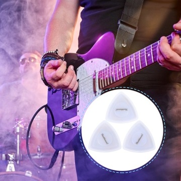 3 szt. Świecące kostki do gitary LED Akcesoria gitarowe