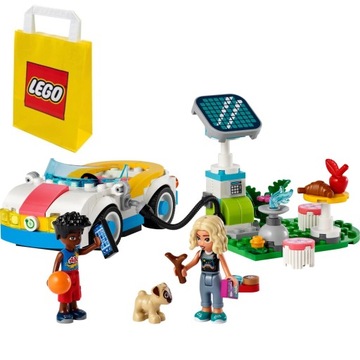 PREZENT LEGO DLA 6, 7 LATKI FRIENDS 42609 Samochód elektryczny i stacj.. +