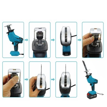 ЭЛЕКТРИЧЕСКАЯ АККУМУЛЯТОРНАЯ ПИЛА ДЛЯ ДЕРЕВА И МЕТАЛЛА 650ВТ + АККУМУЛЯТОР 21В