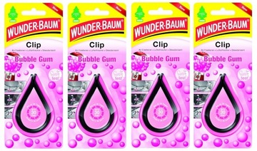 ZAPACH DO AUTA WUNDER BAUM CLIP GUMA BALONOWA