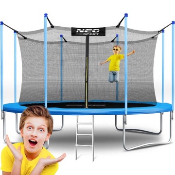 TRAMPOLINA OGRODOWA 15ft/465cm z siatką wewnętrzną