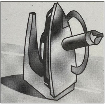 Чистящая палочка для чистки подошвы утюга.