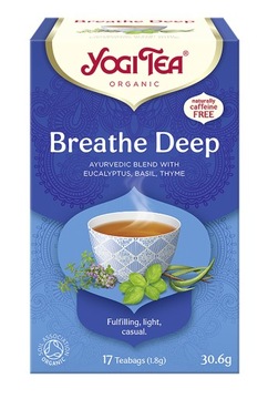 HERBATA SWOBODNY ODDECH BIO (17x1,8g) - YOGI TEA Breathe Deep