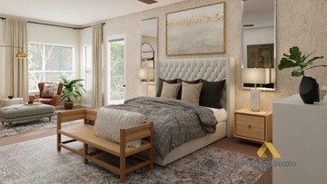 3D визуализация интерьера комнаты