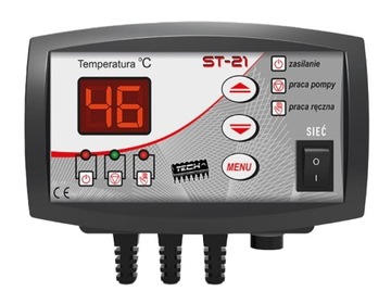 РЕГУЛЯТОР-КОНТРОЛЛЕР-ПРОГРАММИСТОР НАСОСА ЦЕНТРАЛЬНОГО ОТОПЛЕНИЯ. СТ-21 С ДИСПЛЕЕМ