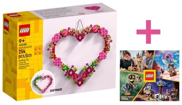 LEGO BrickHeadz 40638 Ozdoba w kształcie serca pomysłowy prezent