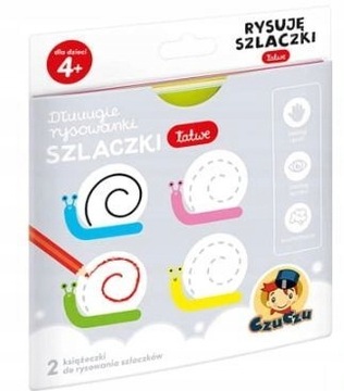 CzuCzu Rysuję Szlaczki Łatwe Dłuuugie Rysowanki Książeczki Harmonijki