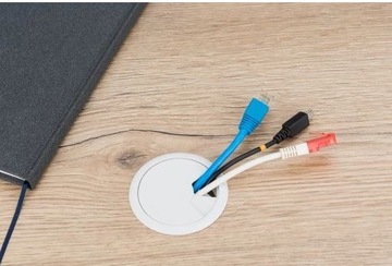 STRONG Мебельная втулка для кабеля 60 СЕРЕБРЯНЫЙ