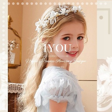 Свадебная повязка для волос, повязка на голову, венок для причастия