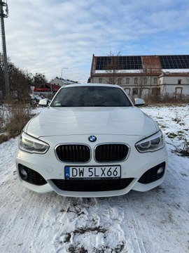 BMW Seria 1 F20-F21 2015 BMW Seria 1 118i benzyna automat bialy 2015 Wroclaw, zdjęcie 1