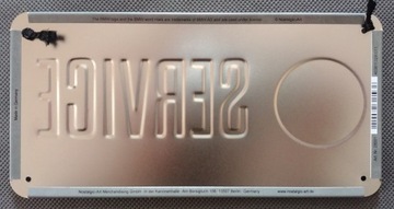 3D металлическая дверная подвеска BMW SERVICE