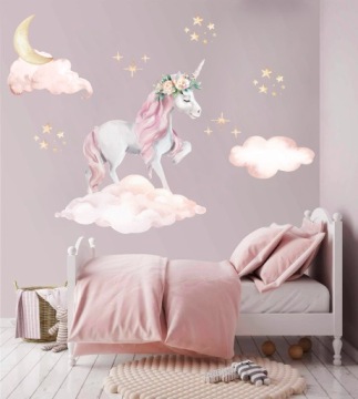 стикер стены единорога единорога XXL