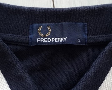 FRED PERRY M4528 BOLD TIPPED BAWEŁNA MĘSKA KOSZULKA POLO S