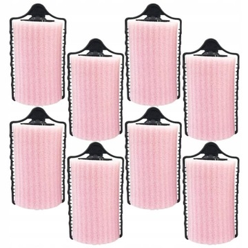 Wałki Gąbkowe Paczka Krótkie Włosy Duże 8 Szt