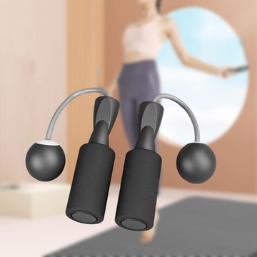 Противоутяжеленная скакалка для черного мяча диаметром 30 мм.