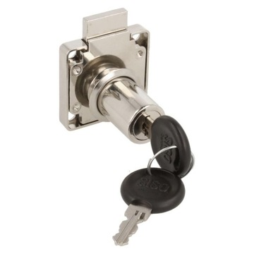 Zamek meblowy SISO kwadratowy do szafek 32mm