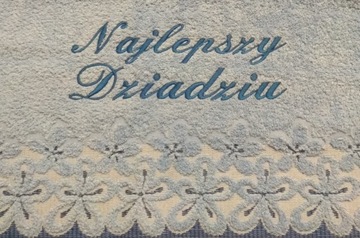 Najlepszy Dziadziu ręcznik z haftem 50x90