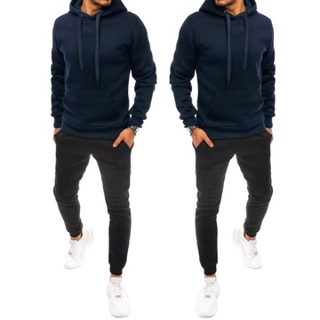 MĘSKI KOMPLET DRESOWY BLUZA SPODNIE roz. XXL