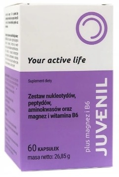 Juvenil plus Magnez i B6 60kapsułek