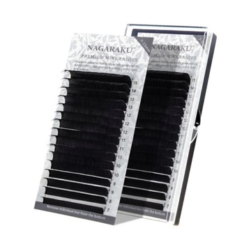 Rzęsy NAGARAKU Premium Mink C 0,07 MIX 16 pasków