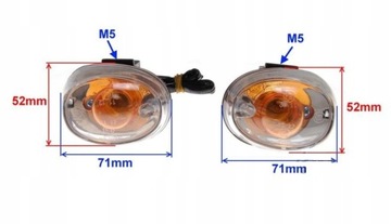НАБОР ПЕРЕДНИХ ПОВОРОТОВ 2 шт.