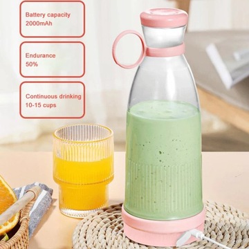 Портативный беспроводной электрический блендер, соковыжималка, экстрактор свежего сока, миксер