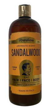 Hopificio Sandalwood 3in1 Hair Face & Body Żel dla mężczyzn 1000 ml