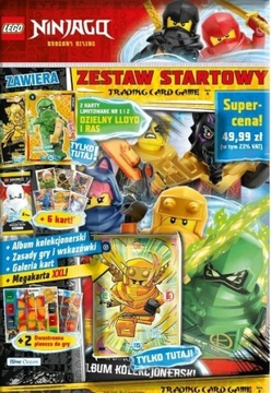 ZESTAW STARTOWY LEGO NINJAGO Seria 9 Trading Card Game Dragons Rising 1/24