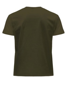 Bardzo dobrej jakości Koszulka T-SHIRT 190 PREMIUM 100% bawełna KHAKI S