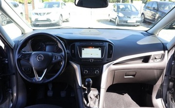 Opel Zafira C Tourer Facelifting 1.4 Turbo 140KM 2018 Opel Zafira Grzane FoteleKierownica, Tempomat, Multifunkcja, Alu, Czujniki, zdjęcie 4