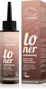ONLYBIO HAIR IN BALANCE TONER CZEKOLADOWY NADAJĄCY BRĄZOWY ODCIEŃ
