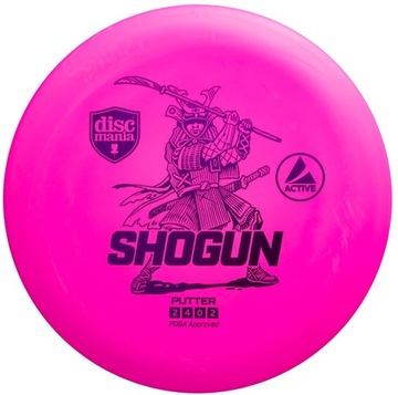 Dysk do golfa dyskowego DISCMANIA Putter SHOGUN Active Pink