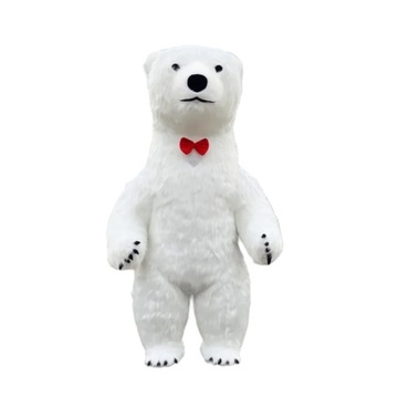 Kostium Reklamowy Miś Niedźwiedź Polarny Żywa maskotka Nadmuchiwany 2,6m