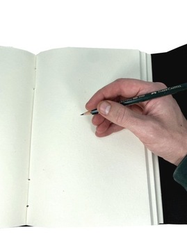 Блокнот ROOGU Альбом для рисования [L] Натуральная кожа ПЛОТНАЯ БУМАГА Индия Ручная работа