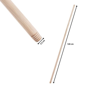 ПОДСТАВКА ДЛЯ МЕТЛЫ 120 СМ С РЕЗЬБОЙ И ЩЕТКОЙ