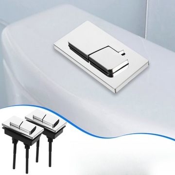 2 шт. ДВОЙНЫЕ КНОПКИ ТУАЛЕТНОГО БАКА ТУАЛЕТНЫЕ КНОПКИ ВАННАЯ ТУАЛЕТНЫЙ БАК Смыв