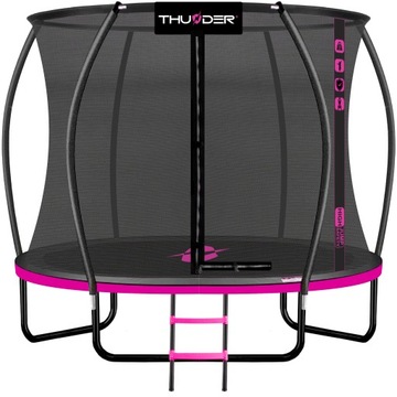 BEZPIECZNA Trampolina z siatką 305CM DUŻA dla Dzieci MARKOWA THUNDER
