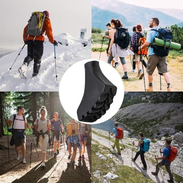 10x NASADKI NAKŁADKI KOŃCÓWKI TRAPER NA KIJE KIJKI NORDIC WALKING TREKKING