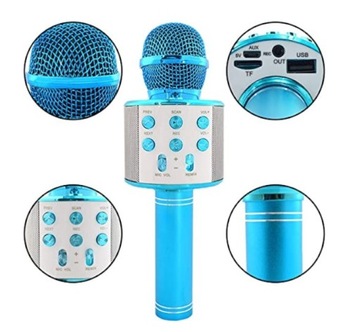 БЕСПРОВОДНОЙ ДИНАМИК С МИКРОФОНОМ BLUETOOTH ДЛЯ КАРАОКЕ!