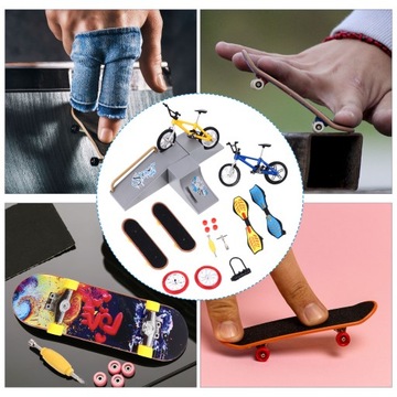 СКЕЙТБОРД-ПАРК, ПЛАСТИКОВЫЕ ЧАСТИ РАМПЫ, НАБОР ВНЕДОРОЖНОЙ ПОДДЕРЖКИ, ИГРУШКА ДЛЯ ПАЛЬЦЕВОГО СКЕЙТБОРДА