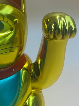 Японский Манеки-Нэко Китайский счастливый кот 25см