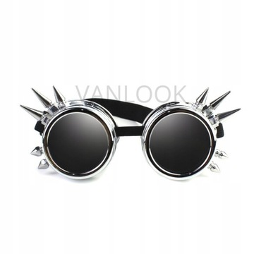 Retro Steam punk gogle okulary przeciwsłoneczne