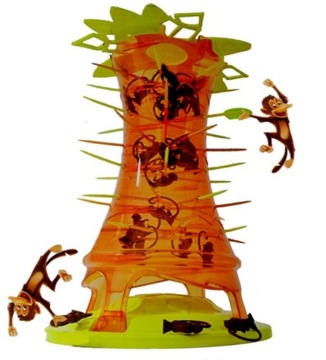 GRA ZRĘCZNOŚCIOWA SPADAJĄCE MAŁPKI 1984