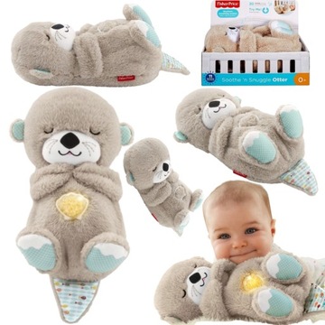Miś SZUMIŚ wydra Przytulanka Fisher-Price USYPIANKA usypiacz Prezent na Sen