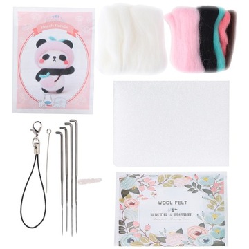 Набор для валяния иглой, шерстяная фруктовая кукла, упаковка ручной работы